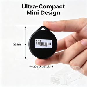 Long Life K-<b>Tag</b> Mini GPS Tracker Built-in Button Battery Asset Cargo Vehicle <b>Tracking</b> Locator Support GT06 Protocol - Product Image 2