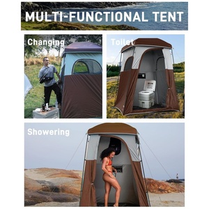 Tente de Douche Portable pour <span class=keywords><strong>Camping</strong></span> en Plein Air, Tente de Toilette, Cabine d'Essayage, Abri d'Intimité pour Randonnée - Product Image 6