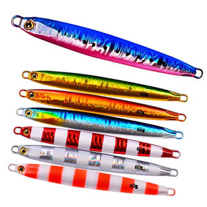 Esca Metallica Lunga 10g 20g 30g 40g 60g per Pesca d'Altura Senza Amo per Pesce Spigola in Acqua Salata - Product Image 1