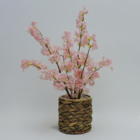 Pot de fleur artificiel élégant au design floral haut PU réaliste nouvel an chinois nouvel an fête des mères noël maison mariage