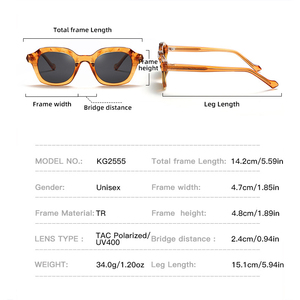 New Arrivals Shades <b>Sunglasses</b> <b>Square</b> 2026 <b>Sunglasses</b> Manufacturer Polarized Designer Glasses Men Tr90 <b>Sunglasses</b> - Product Image 5