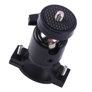 Support de fixation pour caméra GoPro <span class=keywords><strong>HERO</strong></span> et caméras d'action, adaptateur de tête sphérique pour guidon de vélo en alliage d'aluminium KALIOU X029, noir - Product Image 5