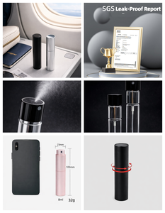 Atomizador de Perfume de Aluminio con Revestimiento Interior de Vidrio Rotatorio Premium, Envase Cosmético de Lujo, Recargable, Spray Oral para Marca Privada - Product Image 5