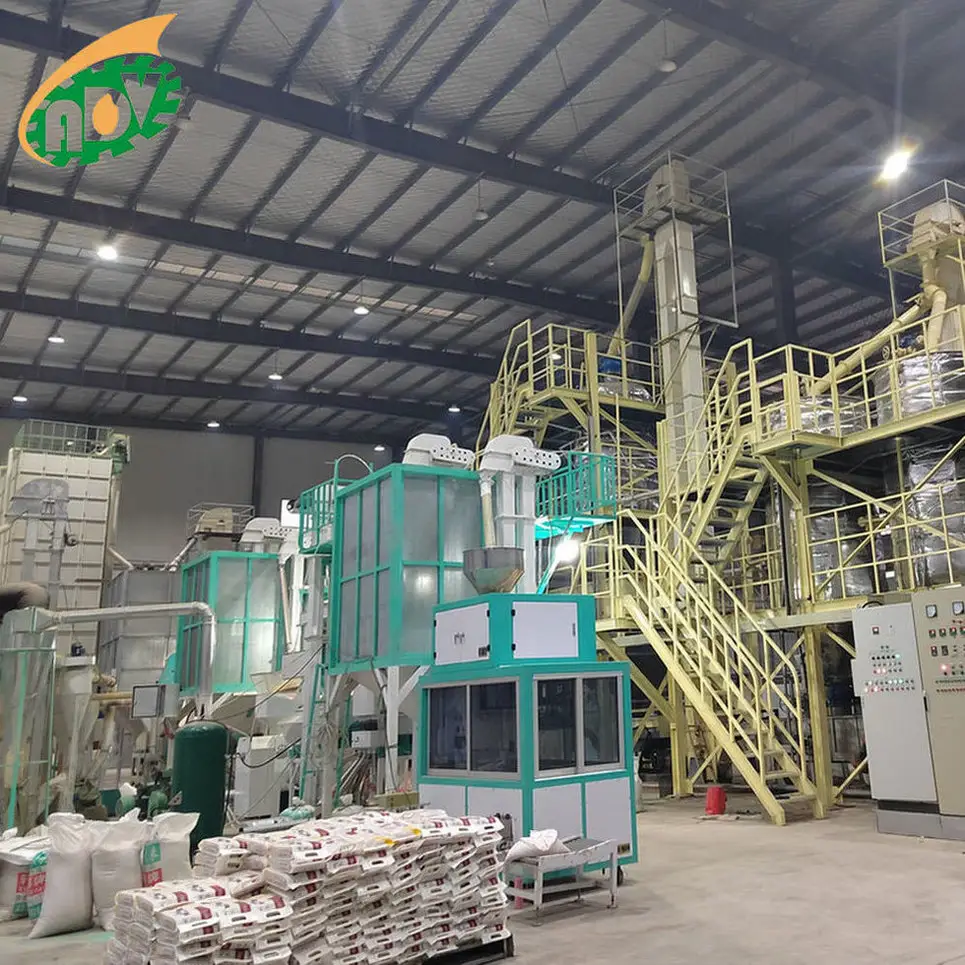 Nhà máy xay xát gạo 250 tấn kết hợp máy parboiling gạo Sản xuất nhà máy sản xuất