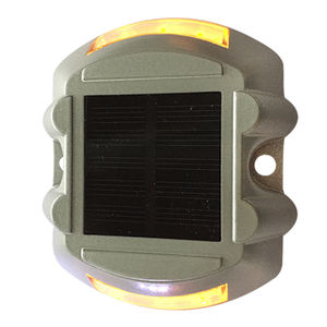 Tachuelas Reflectantes Solares de Aluminio para Carreteras, con LED Integrado, Impermeables IP68, de Alta Intensidad, para Autopistas y Carreteras Urbanas - Product Image 1