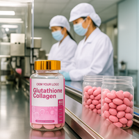 Complément alimentaire pour femmes adultes, blanchissant la peau, L-glutathion 5000 mg, gommes éclaircissantes pour la peau, anti-âge, antioxydant