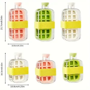 500/800ML Eco-Friendly Zenidoo Portable <b>Silicone</b> Ice Mold Food Grade Release Ice Maker Outdoor Water Bottle Summer Cooling Drink - Product Image 2