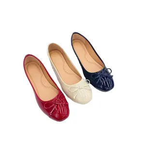 Bow Flats Shoes Style Fun Fashion Easy To Wear and Take Off Delicate And Elegant Comfortable And Relaxing Women's Shoes