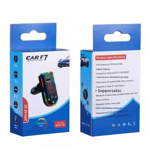 Vente en gros de chargeurs de voiture multifonctions, émetteur <span class=keywords><strong>FM</strong></span> BT, kit mains libres avec lecteur MP3, fournisseur en gros pour les magasins d'accessoires automobiles - Product Image 2