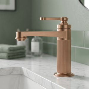 <span class=keywords><strong>Robinet</strong></span> mélangeur moderne pour lavabo, monotrou, en laiton chromé, avec cartouche céramique, pour salle de bain - Product Image 1