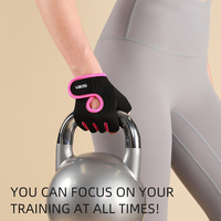 Gants d'entraînement unisexes demi-doigts VBOSi 3004 en néoprène avec paume antidérapante – Vente chaude usine pour cyclisme, gym, exercice – Ajustables