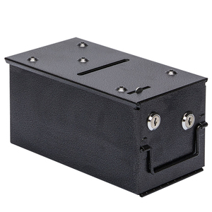 Caja Metálica Grande para Dinero de Casino con Paleta y Cerraduras - Product Image 2