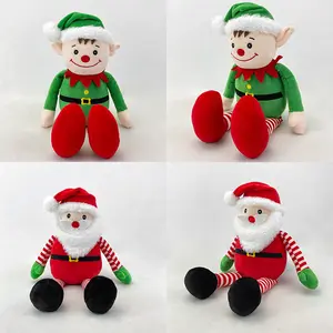 Muñeco de alce de nuevo estilo, animal relleno, muñeco de ciervo de Navidad, regalo de Navidad para niña y niño, juguete de peluche para niños, juguetes de regalo