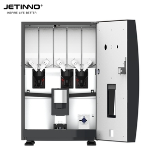Jetinno JL24-IN5C 14'' Touch Screen Instant <b>Coffee</b> <b>Machine</b> Gas Station with Instant Powder - Product Image 3