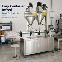 Macchina Automatica per il Confezionamento di Polveri in Acciaio Inox, per Latte, Spezie, Caffè, Farina, con Schermo Touch PLC