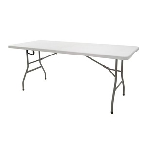 Outdoor Minimalist Design Rectangular Iron <b>Folding</b> <b>Table</b> Stall <b>Table</b> Household Simple <b>Dining</b> <b>Table</b> <b>Chair</b> Portable Z122-Z152-Z183 - Product Image 4