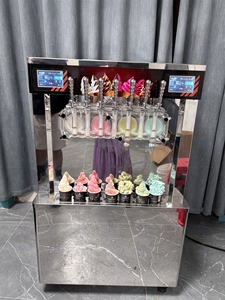 Máquina comercial de helados suaves de 7 sabores para negocios, máquina automática de yogur congelado, máquina para hacer helados y granizados - Product Image 2