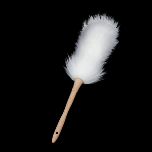 <span class=keywords><strong>Plumeau</strong></span> en laine écologique, anti-statique et moelleux, avec manche en bois lisse pour usage domestique - Product Image 4