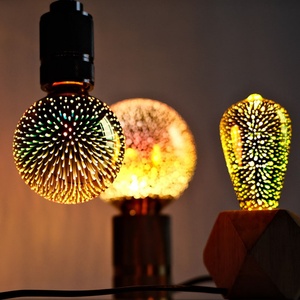 หลอดไฟ LED 3 มิติ รุ่น ST64 หลอดไฟประดับตกแต่งหลากสีสัน ขั้ว E27 หลอดไฟศิลปะ 3 มิติ ให้แสงสว่างเหมือนท้องฟ้าเต็มไปด้วยดวงดาว - Product Image 6