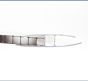 Accessoire <span class=keywords><strong>pour</strong></span> serre moderne Profilé en <span class=keywords><strong>polycarbonate</strong></span> H Superposition de profilés fixes en plastique <span class=keywords><strong>pour</strong></span> l'installation d'une feuille solaire en <span class=keywords><strong>polycarbonate</strong></span> - Product Image 4