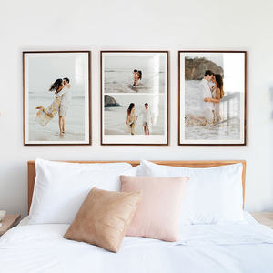Cadre <span class=keywords><strong>photo</strong></span> mural A3 en bois massif fait main, écologique, agrandi pour photos de mariage, impression <span class=keywords><strong>personnalisée</strong></span>, grande taille 30 pouces, à fixer au mur - Product Image 3