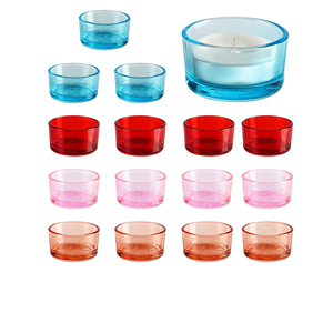 Wholesale Empty <b>Small</b> Glass Jars 1.5 oz Mini Eco-friendly Heat Resistant <b>Candle</b> Jars for Wedding Party Favors Crafts - Product Image 1