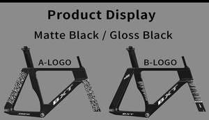BXT TRC-195 2025, новый эксклюзивный патент, карбоновая рама для гусеницы, односкоростная карбоновая рама для велосипеда 700C с фиксированной передачей, набор фреймов для велосипеда - Product Image 6