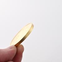 Pièces commémoratives finies en or mat, jetons de collection personnalisés pour les événements d'anniversaire d'entreprise