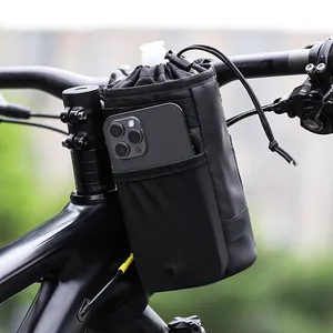 Сумка для бутылки с водой на руль велосипеда, сумка на переднюю раму