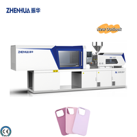 Machine de moulage par injection ZHENHUA 128T pour Iphone HUAWEI PC étui de Protection de cadre de téléphone portable (coque) produisant
