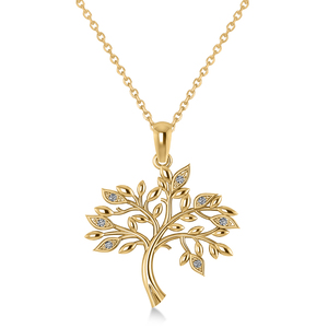 Bespoke Circle <strong>Gem</strong> Pendant Women's Trendy Tree of Life Necklace Custom Sterling Silver 925 <strong>Jewelry</strong> - OEM <strong>Jewelry</strong> Pendant Factory - Product Image 2