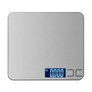 Cross-Border 5kg/1g Stainless Steel LCD Screen Electronic <b>Scale</b> Battery-Operated Household Kitchen <b>Food</b> Weighing <b>Scale</b> - Product Image 1