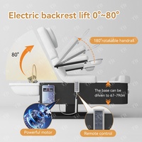 Fauteuil de pédicure multifonctionnel Turri pour spa capillaire et spa des pieds, avec circulation d'eau pour la thérapie capillaire, lit de salon pour petits salons