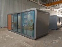 Caseta de Seguridad con Forma de Manzana, Moderna, para Hotel, Villa, Camping, Entrada, Recepción
