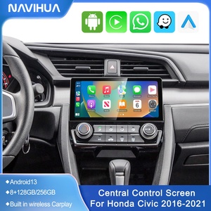 NaviHua New 10.33 Inch Multimedia Android Car Radio for Honda Civic 2016 2021 Auto Head Unit <b>Monitor</b> Upgrade Carplay Navigation - Product Image 2