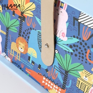 Huamao Printing Cute Animal Print Kids Gift <b>Box</b> Custom Logo Rigid Baby Gift Packaging <b>Box</b> for Birthday & Baby Shower - Product Image 5