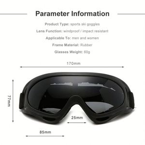 Gafas de Ciclismo al Aire Libre Baratas al por Mayor de Fábrica, Gafas de Sol para Motocross, Gafas de Ciclismo a Prueba de Viento, Gafas de Esquí para Hombre y Mujer - Product Image 6
