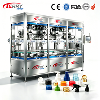 Machine de capsulage automatique à contrôle de couple servo pour bouchons de bouteilles en verre et couvercles en plastique pour pots cosmétiques conformes aux normes CE GMP
