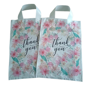Customizable Branded Plastic Bags Christmas Plastic Retail Bags Thank You Hdpe Plastic Bag for Shopping