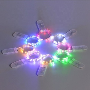 Hộp Quà Tặng Sáng Lên Pin CR2032 Ngắn Đèn Cổ Tích Mini Dây Đồng Đèn Dây 1M 2M - Product Image 6