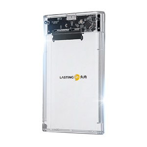 LASTINGIN USB 3.1/3.0/2.0 2.5'' <b>Hard</b> <b>Drive</b> Enclosure Transparent Mobile HDD Box SSD Case Portable Hardisk 2.0 2.0 - Product Image 1