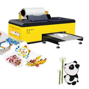 a3 dtf printer and dryer machine a3 DTF flatbed printer roll Intelligent inkjet digital printing machine a3