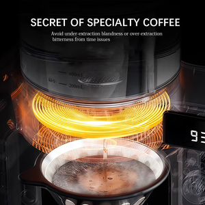 Máy pha cà phê nhỏ giọt thương mại có bình, máy pha cà phê nhỏ giọt tốt nhất cho khách sạn với chức năng tự động tắt - Product Image 5