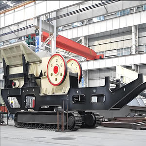 Station de concassage mobile de type chenille, concasseur à mâchoires mobile pour déchets de construction, concasseur de pierre de minerai - Product Image 4