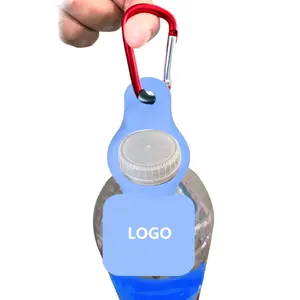 Custom Logo Silicone Water Bottle Carrier Corporate Gift Item for Travel Agency Welcome Gifts
