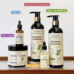 Champú de Aceite de Romero de Marca Privada, Sin Sulfatos de Biotina, Champú y Acondicionador Orgánico Natural Vegano <span class=keywords><strong>para</strong></span> <span class=keywords><strong>el</strong></span> Crecimiento del <span class=keywords><strong>Cabello</strong></span> <span class=keywords><strong>para</strong></span> Mujeres - Product Image 1