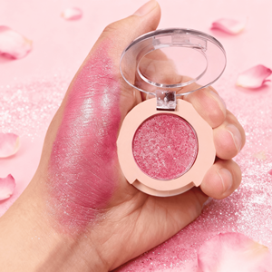 Placa de sombra de ojos de perla personalizada al por mayor de fábrica sombra de ojos monocromática polarizada brillante de alta calidad resistente al agua a largo plazo - Product Image 1