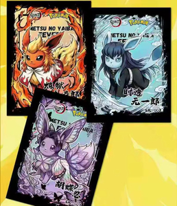 Tarjetas Coleccionables de Pokémon y Demon Slayer, Set de Polaroids, Tarjetas Raras de Anime Japonés, Pikachu, Gengar, Tarjetas Desprendibles con Fotos, Juguete para Niños - Product Image 2