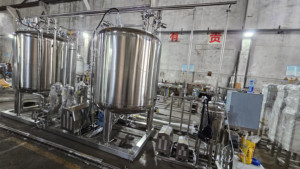 Sistema de Preparación, Tanque de Mezcla de Líquidos, Mezclador Industrial de Acero Inoxidable 316L con Control PLC - Product Image 5