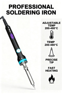 <span class=keywords><strong>Fer</strong></span> à <span class=keywords><strong>souder</strong></span> électrique numérique <span class=keywords><strong>infrarouge</strong></span> à température contrôlée HL010D, outil de soudage - Product Image 2